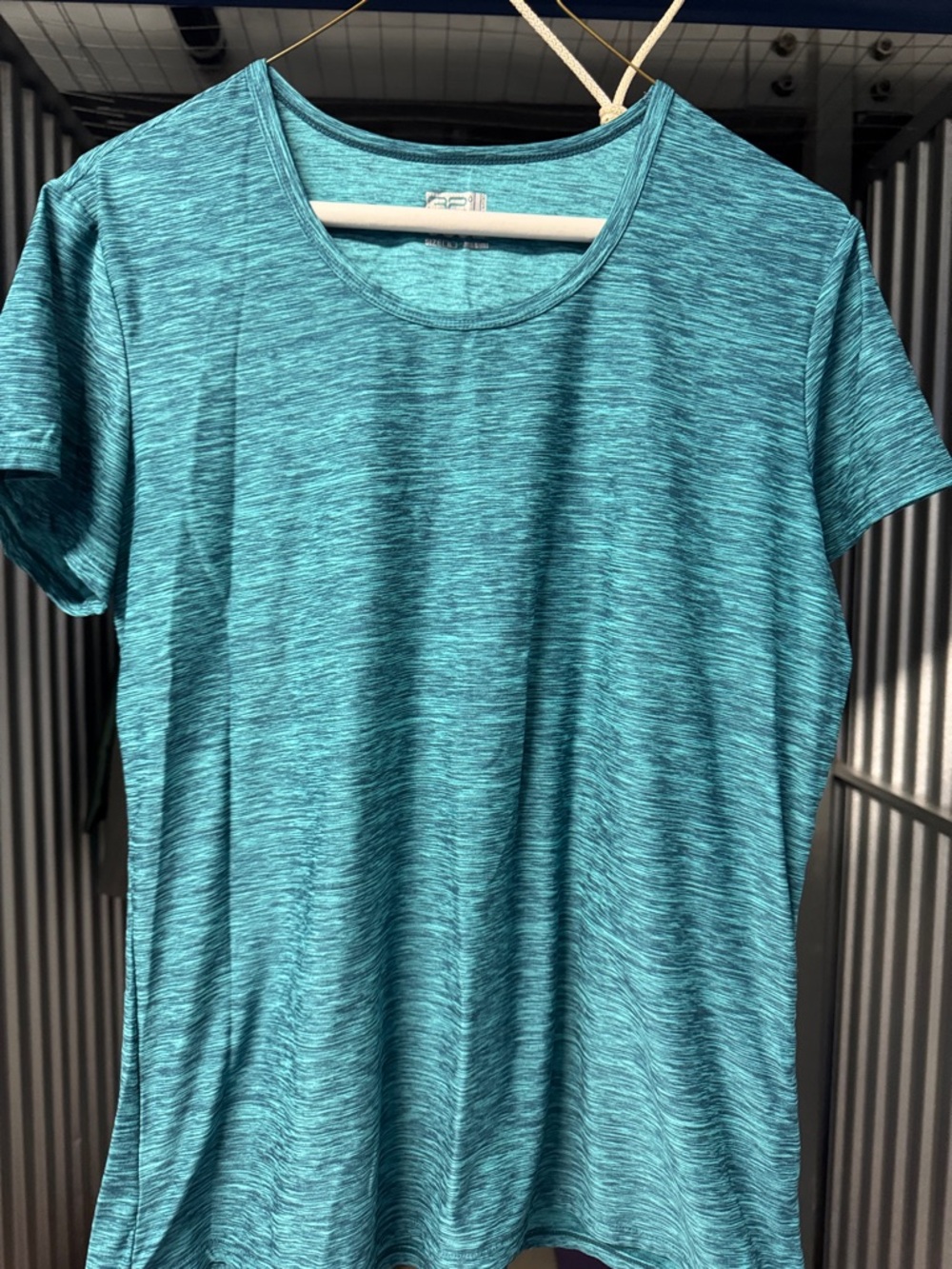 Women’s Short-Sleeve Active Tee in Teal Space-Dye